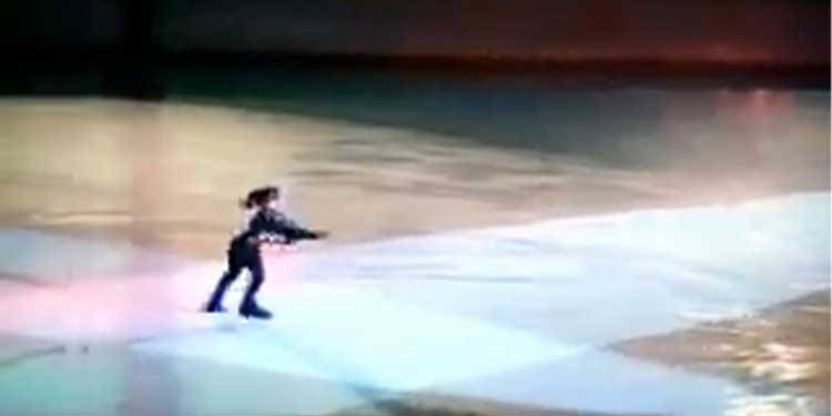 5 year old ice skater