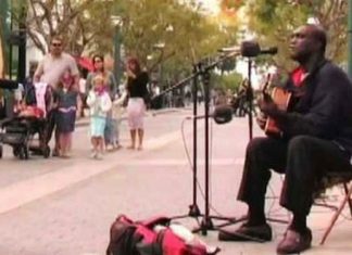 man-singing-street