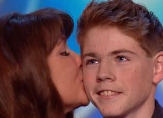 Young Son Joins Mom