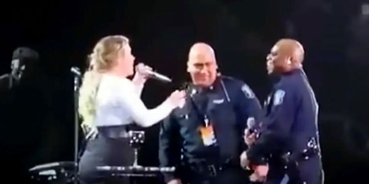 cops-sing-with-kelly-clarkson