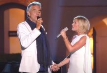 bocelli sings with fischer