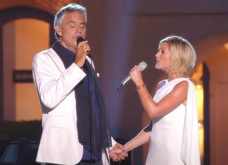 bocelli sings with fischer