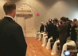 He is Waiting for His Bride. But I Was Crying Like a Baby When She Walked Down That Aisle!