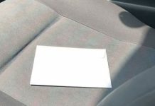 envelope in your car scam